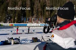 17.01.2024, Antholz, Italy (ITA): Florent Claude (BEL) - IBU World Cup Biathlon, training, Antholz (ITA). www.nordicfocus.com. © Thibaut/NordicFocus. Every downloaded picture is fee-liable.