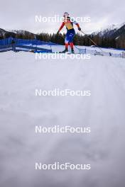 17.01.2024, Antholz, Italy (ITA): Lucie Charvatova (CZE) - IBU World Cup Biathlon, training, Antholz (ITA). www.nordicfocus.com. © Manzoni/NordicFocus. Every downloaded picture is fee-liable.