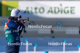 17.01.2024, Antholz, Italy (ITA): Fabien Claude (FRA) - IBU World Cup Biathlon, training, Antholz (ITA). www.nordicfocus.com. © Thibaut/NordicFocus. Every downloaded picture is fee-liable.