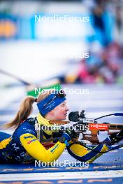 17.01.2024, Antholz, Italy (ITA): Mona Brorsson (SWE) - IBU World Cup Biathlon, training, Antholz (ITA). www.nordicfocus.com. © Thibaut/NordicFocus. Every downloaded picture is fee-liable.