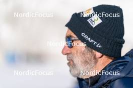 17.01.2024, Antholz, Italy (ITA): Jean-Pierre Amat (FRA), Olympic Champion and shooting coach Team France - IBU World Cup Biathlon, training, Antholz (ITA). www.nordicfocus.com. © Thibaut/NordicFocus. Every downloaded picture is fee-liable.