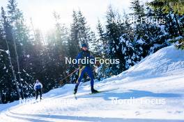 17.01.2024, Antholz, Italy (ITA): Undefined athlete  - IBU World Cup Biathlon, training, Antholz (ITA). www.nordicfocus.com. © Thibaut/NordicFocus. Every downloaded picture is fee-liable.