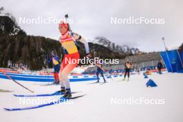 17.01.2024, Antholz, Italy (ITA): Aita Gasparin (SUI) - IBU World Cup Biathlon, training, Antholz (ITA). www.nordicfocus.com. © Manzoni/NordicFocus. Every downloaded picture is fee-liable.