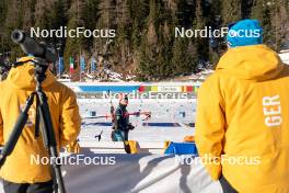17.01.2024, Antholz, Italy (ITA): Benedikt Doll (GER) - IBU World Cup Biathlon, training, Antholz (ITA). www.nordicfocus.com. © Thibaut/NordicFocus. Every downloaded picture is fee-liable.