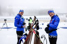 01.03.2024, Oslo, Norway (NOR): Susan Kuelm (EST), Regina Ermits (EST), (l-r) - IBU World Cup Biathlon, individual women, Oslo (NOR). www.nordicfocus.com. © Manzoni/NordicFocus. Every downloaded picture is fee-liable.
