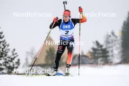 01.03.2024, Oslo, Norway (NOR): Sophia Schneider (GER) - IBU World Cup Biathlon, individual women, Oslo (NOR). www.nordicfocus.com. © Manzoni/NordicFocus. Every downloaded picture is fee-liable.