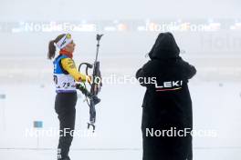 29.02.2024, Oslo, Norway (NOR): Eve Bouvard (BEL) - IBU World Cup Biathlon, individual women, Oslo (NOR). www.nordicfocus.com. © Manzoni/NordicFocus. Every downloaded picture is fee-liable.