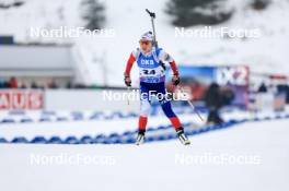 01.03.2024, Oslo, Norway (NOR): Tereza Vobornikova (CZE) - IBU World Cup Biathlon, individual women, Oslo (NOR). www.nordicfocus.com. © Manzoni/NordicFocus. Every downloaded picture is fee-liable.