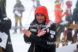 29.02.2024, Oslo, Norway (NOR): Ludwig Gredler (AUT), coach Team Austria - IBU World Cup Biathlon, individual women, Oslo (NOR). www.nordicfocus.com. © Manzoni/NordicFocus. Every downloaded picture is fee-liable.