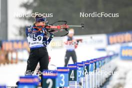 01.03.2024, Oslo, Norway (NOR): Gilonne Guigonnat (FRA) - IBU World Cup Biathlon, individual women, Oslo (NOR). www.nordicfocus.com. © Manzoni/NordicFocus. Every downloaded picture is fee-liable.