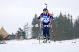 01.03.2024, Oslo, Norway (NOR): Chloe Levins (USA) - IBU World Cup Biathlon, individual women, Oslo (NOR). www.nordicfocus.com. © Manzoni/NordicFocus. Every downloaded picture is fee-liable.