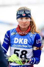01.03.2024, Oslo, Norway (NOR): Margie Freed (USA) - IBU World Cup Biathlon, individual women, Oslo (NOR). www.nordicfocus.com. © Manzoni/NordicFocus. Every downloaded picture is fee-liable.