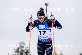 01.03.2024, Oslo, Norway (NOR): Justine Braisaz-Bouchet (FRA) - IBU World Cup Biathlon, individual women, Oslo (NOR). www.nordicfocus.com. © Manzoni/NordicFocus. Every downloaded picture is fee-liable.
