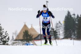 01.03.2024, Oslo, Norway (NOR): Lou Jeanmonnot (FRA) - IBU World Cup Biathlon, individual women, Oslo (NOR). www.nordicfocus.com. © Manzoni/NordicFocus. Every downloaded picture is fee-liable.