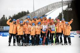 02.03.2024, Oslo, Norway (NOR): Benedikt Doll (GER), Philipp Nawrath (GER), (l-r) - IBU World Cup Biathlon, mass men, Oslo (NOR). www.nordicfocus.com. © Manzoni/NordicFocus. Every downloaded picture is fee-liable.