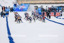 02.03.2024, Oslo, Norway (NOR): Event Feature: Race start - IBU World Cup Biathlon, mass men, Oslo (NOR). www.nordicfocus.com. © Manzoni/NordicFocus. Every downloaded picture is fee-liable.