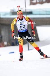 02.03.2024, Oslo, Norway (NOR): Florent Claude (BEL) - IBU World Cup Biathlon, mass men, Oslo (NOR). www.nordicfocus.com. © Manzoni/NordicFocus. Every downloaded picture is fee-liable.