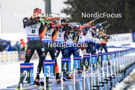 02.03.2024, Oslo, Norway (NOR): Johannes Kuehn (GER) - IBU World Cup Biathlon, mass men, Oslo (NOR). www.nordicfocus.com. © Manzoni/NordicFocus. Every downloaded picture is fee-liable.