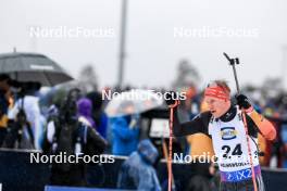 02.03.2024, Oslo, Norway (NOR): Roman Rees (GER) - IBU World Cup Biathlon, mass men, Oslo (NOR). www.nordicfocus.com. © Manzoni/NordicFocus. Every downloaded picture is fee-liable.