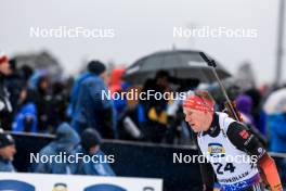 02.03.2024, Oslo, Norway (NOR): Roman Rees (GER) - IBU World Cup Biathlon, mass men, Oslo (NOR). www.nordicfocus.com. © Manzoni/NordicFocus. Every downloaded picture is fee-liable.