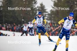 02.03.2024, Oslo, Norway (NOR): Sebastian Samuelsson (SWE) - IBU World Cup Biathlon, mass men, Oslo (NOR). www.nordicfocus.com. © Manzoni/NordicFocus. Every downloaded picture is fee-liable.