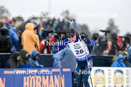 02.03.2024, Oslo, Norway (NOR): Campbell Wright (USA) - IBU World Cup Biathlon, mass men, Oslo (NOR). www.nordicfocus.com. © Manzoni/NordicFocus. Every downloaded picture is fee-liable.