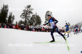 02.03.2024, Oslo, Norway (NOR): Justine Braisaz-Bouchet (FRA) - IBU World Cup Biathlon, mass women, Oslo (NOR). www.nordicfocus.com. © Manzoni/NordicFocus. Every downloaded picture is fee-liable.