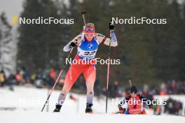 02.03.2024, Oslo, Norway (NOR): Amy Baserga (SUI) - IBU World Cup Biathlon, mass women, Oslo (NOR). www.nordicfocus.com. © Manzoni/NordicFocus. Every downloaded picture is fee-liable.