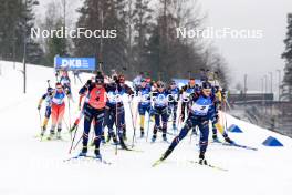 02.03.2024, Oslo, Norway (NOR): Julia Simon (FRA), Justine Braisaz-Bouchet (FRA), (l-r) - IBU World Cup Biathlon, mass women, Oslo (NOR). www.nordicfocus.com. © Manzoni/NordicFocus. Every downloaded picture is fee-liable.