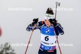 02.03.2024, Oslo, Norway (NOR): Lou Jeanmonnot (FRA) - IBU World Cup Biathlon, mass women, Oslo (NOR). www.nordicfocus.com. © Manzoni/NordicFocus. Every downloaded picture is fee-liable.