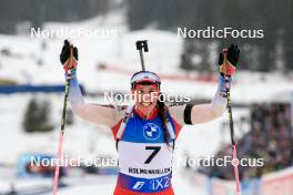 02.03.2024, Oslo, Norway (NOR): Lena Haecki-Gross (SUI) - IBU World Cup Biathlon, mass women, Oslo (NOR). www.nordicfocus.com. © Manzoni/NordicFocus. Every downloaded picture is fee-liable.