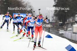 02.03.2024, Oslo, Norway (NOR): Amy Baserga (SUI) - IBU World Cup Biathlon, mass women, Oslo (NOR). www.nordicfocus.com. © Manzoni/NordicFocus. Every downloaded picture is fee-liable.