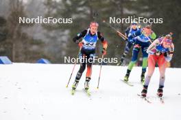 02.03.2024, Oslo, Norway (NOR): Sophia Schneider (GER), Amy Baserga (SUI), (l-r) - IBU World Cup Biathlon, mass women, Oslo (NOR). www.nordicfocus.com. © Manzoni/NordicFocus. Every downloaded picture is fee-liable.