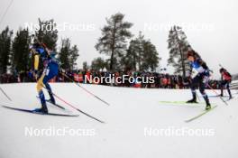 02.03.2024, Oslo, Norway (NOR): Elvira Oeberg (SWE), Karoline Offigstad Knotten (NOR), (l-r) - IBU World Cup Biathlon, mass women, Oslo (NOR). www.nordicfocus.com. © Manzoni/NordicFocus. Every downloaded picture is fee-liable.