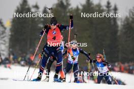 02.03.2024, Oslo, Norway (NOR): Julia Simon (FRA) - IBU World Cup Biathlon, mass women, Oslo (NOR). www.nordicfocus.com. © Manzoni/NordicFocus. Every downloaded picture is fee-liable.
