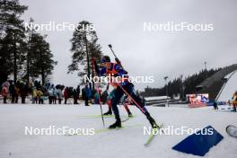 03.03.2024, Oslo, Norway (NOR): Sean Doherty (USA) - IBU World Cup Biathlon, mixed relay, Oslo (NOR). www.nordicfocus.com. © Manzoni/NordicFocus. Every downloaded picture is fee-liable.