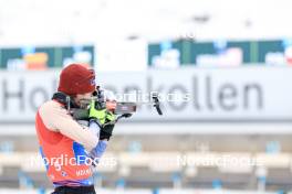 03.03.2024, Oslo, Norway (NOR): Jeremy Finello (SUI) - IBU World Cup Biathlon, mixed relay, Oslo (NOR). www.nordicfocus.com. © Manzoni/NordicFocus. Every downloaded picture is fee-liable.