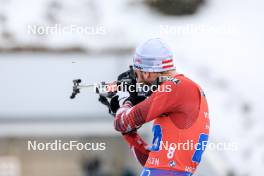 03.03.2024, Oslo, Norway (NOR): Simon Eder (AUT) - IBU World Cup Biathlon, mixed relay, Oslo (NOR). www.nordicfocus.com. © Manzoni/NordicFocus. Every downloaded picture is fee-liable.
