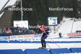 03.03.2024, Oslo, Norway (NOR): Tommaso Giacomel (ITA) - IBU World Cup Biathlon, mixed relay, Oslo (NOR). www.nordicfocus.com. © Manzoni/NordicFocus. Every downloaded picture is fee-liable.