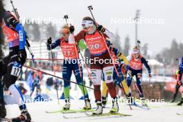 03.03.2024, Oslo, Norway (NOR): Sanita Bulina (LAT) - IBU World Cup Biathlon, mixed relay, Oslo (NOR). www.nordicfocus.com. © Manzoni/NordicFocus. Every downloaded picture is fee-liable.