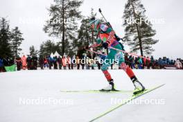 03.03.2024, Oslo, Norway (NOR): Lora Hristova (BUL) - IBU World Cup Biathlon, mixed relay, Oslo (NOR). www.nordicfocus.com. © Manzoni/NordicFocus. Every downloaded picture is fee-liable.