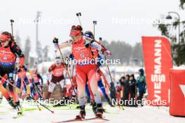 03.03.2024, Oslo, Norway (NOR): Lea Meier (SUI) - IBU World Cup Biathlon, mixed relay, Oslo (NOR). www.nordicfocus.com. © Manzoni/NordicFocus. Every downloaded picture is fee-liable.