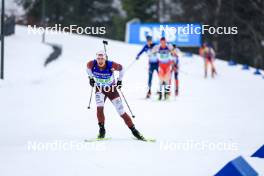 03.03.2024, Oslo, Norway (NOR): Andrejs Rastorgujevs (LAT) - IBU World Cup Biathlon, single mixed relay, Oslo (NOR). www.nordicfocus.com. © Manzoni/NordicFocus. Every downloaded picture is fee-liable.