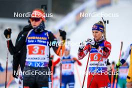 03.03.2024, Oslo, Norway (NOR): Anna Gandler (AUT) - IBU World Cup Biathlon, single mixed relay, Oslo (NOR). www.nordicfocus.com. © Manzoni/NordicFocus. Every downloaded picture is fee-liable.