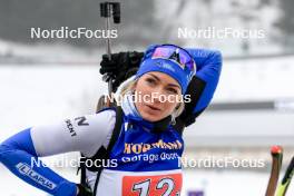 03.03.2024, Oslo, Norway (NOR): Regina Ermits (EST) - IBU World Cup Biathlon, single mixed relay, Oslo (NOR). www.nordicfocus.com. © Manzoni/NordicFocus. Every downloaded picture is fee-liable.