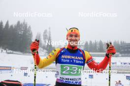03.03.2024, Oslo, Norway (NOR): Florent Claude (BEL) - IBU World Cup Biathlon, single mixed relay, Oslo (NOR). www.nordicfocus.com. © Manzoni/NordicFocus. Every downloaded picture is fee-liable.