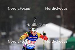 03.03.2024, Oslo, Norway (NOR): Lotte Lie (BEL) - IBU World Cup Biathlon, single mixed relay, Oslo (NOR). www.nordicfocus.com. © Manzoni/NordicFocus. Every downloaded picture is fee-liable.