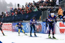03.03.2024, Oslo, Norway (NOR): Anna Magnusson (SWE), Deedra Irwin (USA), (l-r) - IBU World Cup Biathlon, single mixed relay, Oslo (NOR). www.nordicfocus.com. © Manzoni/NordicFocus. Every downloaded picture is fee-liable.
