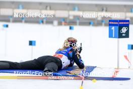 03.03.2024, Oslo, Norway (NOR): Juni Arnekleiv (NOR) - IBU World Cup Biathlon, single mixed relay, Oslo (NOR). www.nordicfocus.com. © Manzoni/NordicFocus. Every downloaded picture is fee-liable.