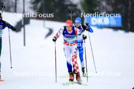 03.03.2024, Oslo, Norway (NOR): Kresimir Crnkovic (CRO) - IBU World Cup Biathlon, single mixed relay, Oslo (NOR). www.nordicfocus.com. © Manzoni/NordicFocus. Every downloaded picture is fee-liable.